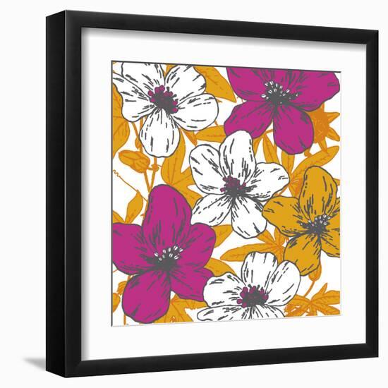 Flower Garden I-Sasha Blake-Framed Giclee Print