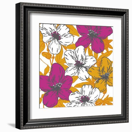 Flower Garden I-Sasha Blake-Framed Giclee Print