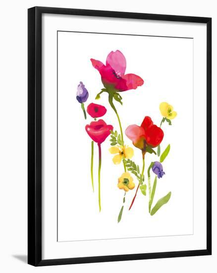 Flower Garden II-Sandra Jacobs-Framed Giclee Print