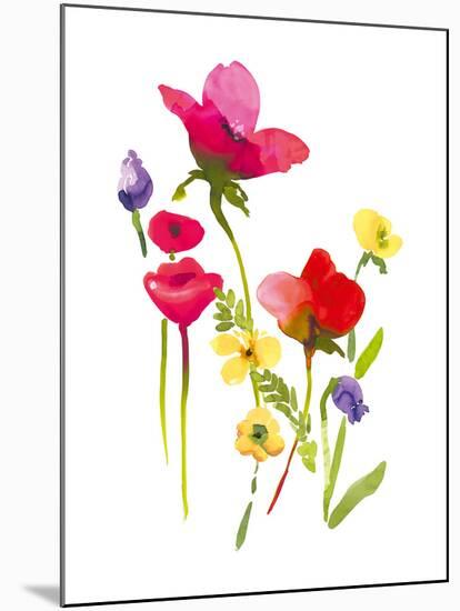 Flower Garden II-Sandra Jacobs-Mounted Giclee Print