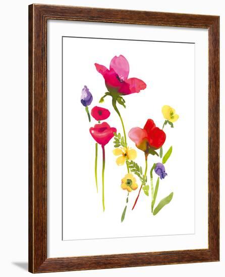 Flower Garden II-Sandra Jacobs-Framed Giclee Print