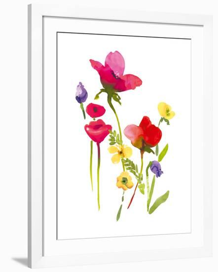 Flower Garden II-Sandra Jacobs-Framed Giclee Print