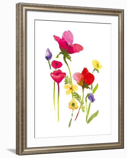 Flower Garden II-Sandra Jacobs-Framed Giclee Print