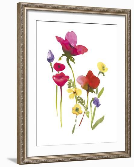 Flower Garden II-Sandra Jacobs-Framed Art Print