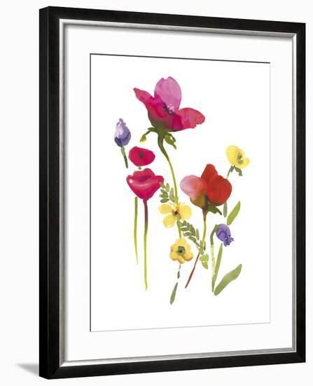 Flower Garden II-Sandra Jacobs-Framed Art Print