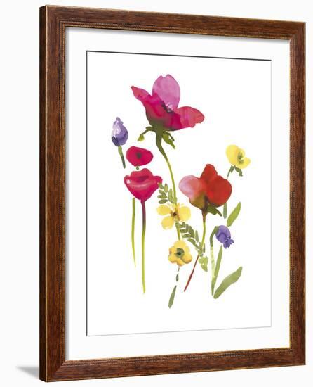 Flower Garden II-Sandra Jacobs-Framed Art Print