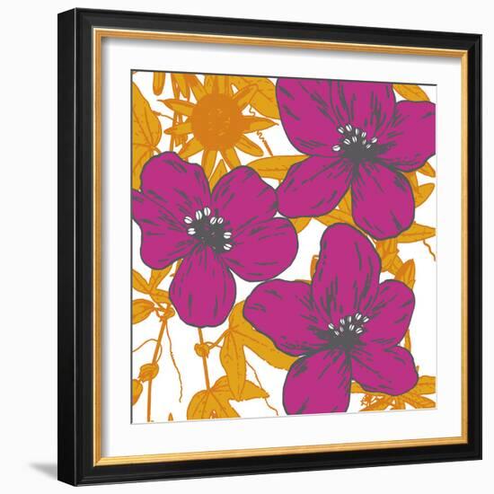 Flower Garden II-Sasha Blake-Framed Giclee Print