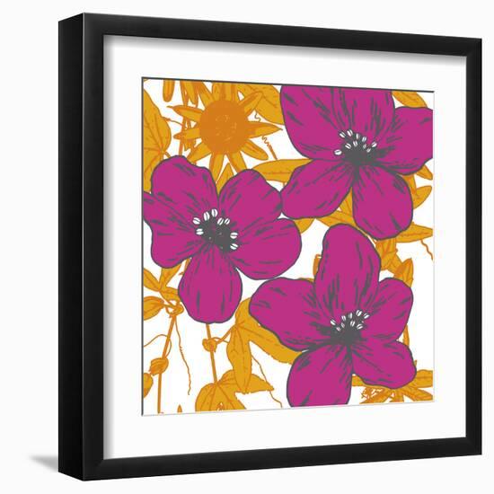 Flower Garden II-Sasha Blake-Framed Giclee Print