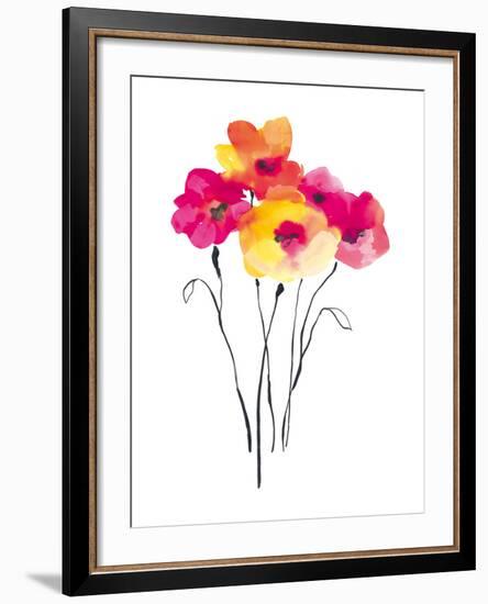 Flower Garden IV-Sandra Jacobs-Framed Giclee Print