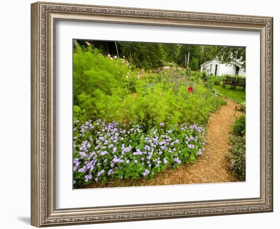 Flower Garden, Oakland House Seaside Resort, Brooksville-Jerry & Marcy Monkman-Framed Photographic Print