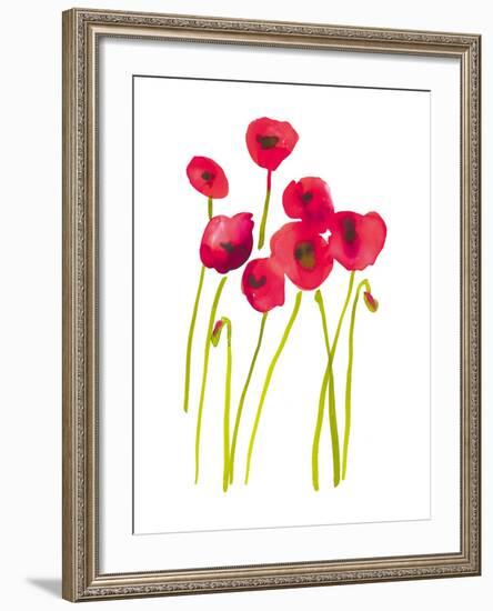 Flower Garden V-Sandra Jacobs-Framed Giclee Print