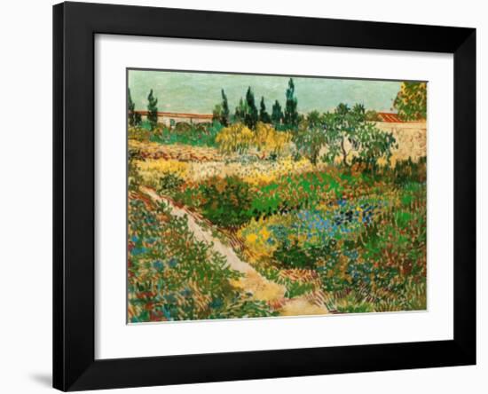 Flower Garden-Vincent van Gogh-Framed Art Print