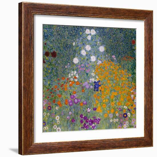 Flower Garden-Gustav Klimt-Framed Giclee Print