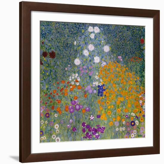 Flower Garden-Gustav Klimt-Framed Giclee Print