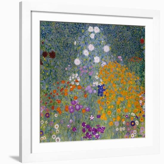 Flower Garden-Gustav Klimt-Framed Giclee Print