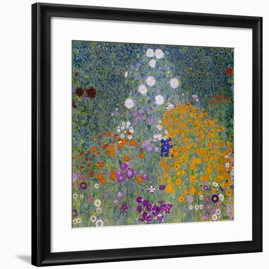 Flower Garden-Gustav Klimt-Framed Giclee Print