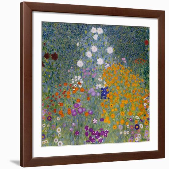 Flower Garden-Gustav Klimt-Framed Giclee Print