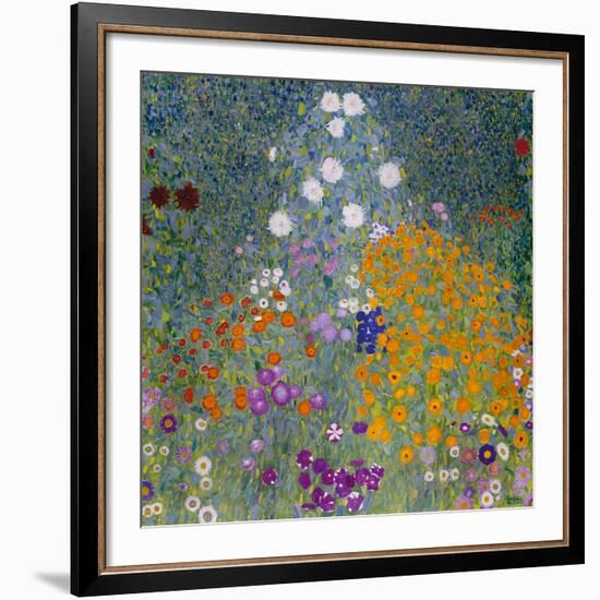 Flower Garden-Gustav Klimt-Framed Photographic Print