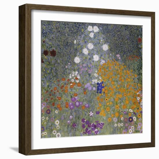 Flower Garden-Gustav Klimt-Framed Giclee Print