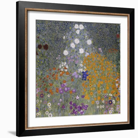 Flower Garden-Gustav Klimt-Framed Giclee Print