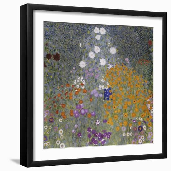 Flower Garden-Gustav Klimt-Framed Giclee Print