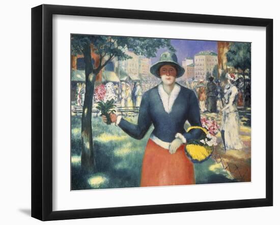 Flower Girl-Kasimir Malevich-Framed Giclee Print