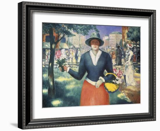 Flower Girl-Kasimir Malevich-Framed Giclee Print