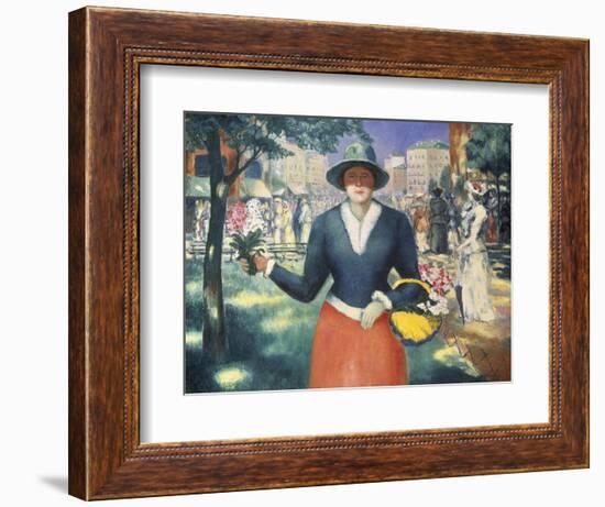 Flower Girl-Kasimir Malevich-Framed Giclee Print