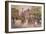 Flower Girls, Piccadilly Circus, London-John Sutton-Framed Giclee Print