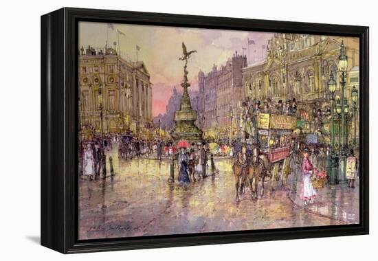 Flower Girls, Piccadilly Circus, London-John Sutton-Framed Premier Image Canvas