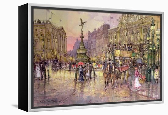 Flower Girls, Piccadilly Circus, London-John Sutton-Framed Premier Image Canvas