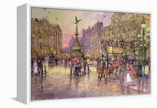 Flower Girls, Piccadilly Circus, London-John Sutton-Framed Premier Image Canvas