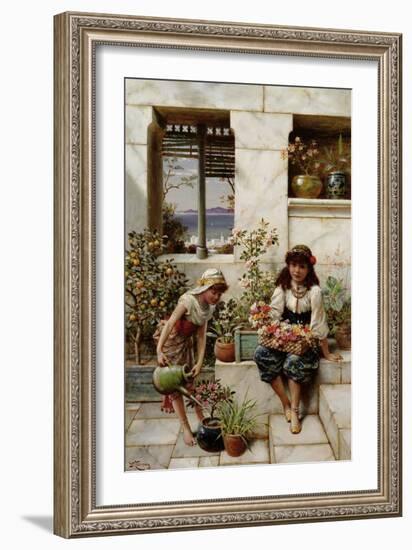 Flower Girls-William Stephen Coleman-Framed Giclee Print