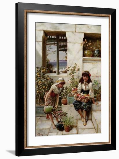 Flower Girls-William Stephen Coleman-Framed Giclee Print