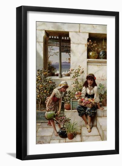 Flower Girls-William Stephen Coleman-Framed Giclee Print