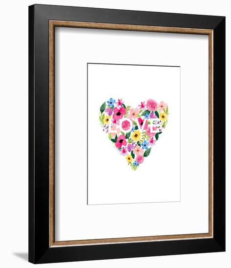 Flower Heart-Elizabeth Tyndall-Framed Art Print