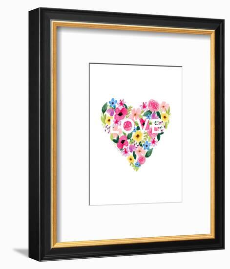 Flower Heart-Elizabeth Tyndall-Framed Art Print