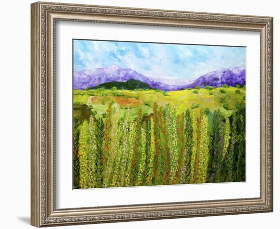 Flower Hedge-Allan Friedlander-Framed Art Print