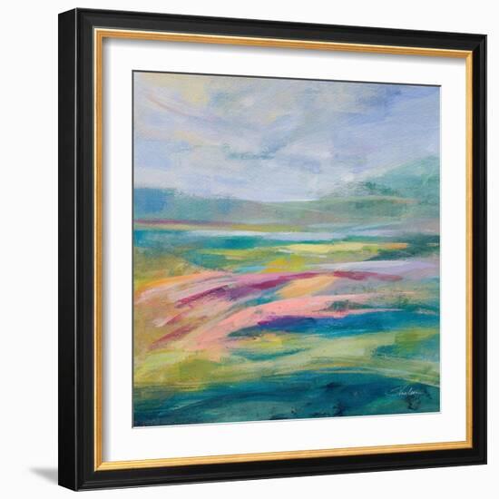 Flower Hill I-Silvia Vassileva-Framed Art Print