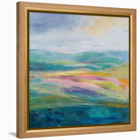 Flower Hill II-Silvia Vassileva-Framed Stretched Canvas