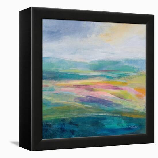 Flower Hill II-Silvia Vassileva-Framed Stretched Canvas