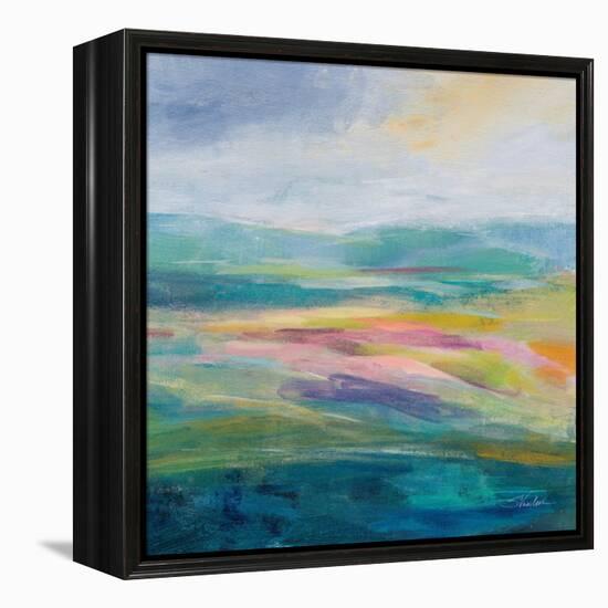 Flower Hill II-Silvia Vassileva-Framed Stretched Canvas