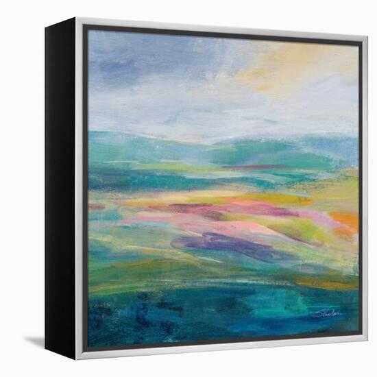 Flower Hill II-Silvia Vassileva-Framed Stretched Canvas