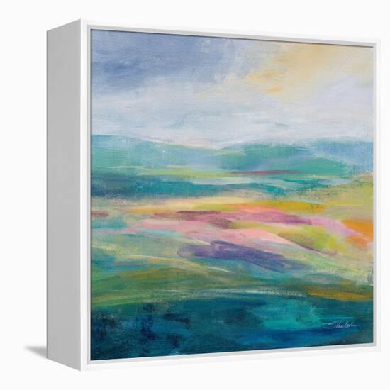 Flower Hill II-Silvia Vassileva-Framed Stretched Canvas