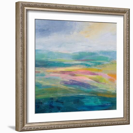 Flower Hill II-Silvia Vassileva-Framed Art Print