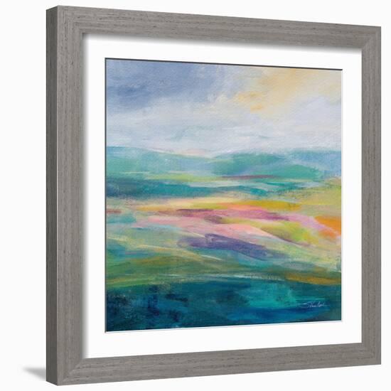 Flower Hill II-Silvia Vassileva-Framed Art Print