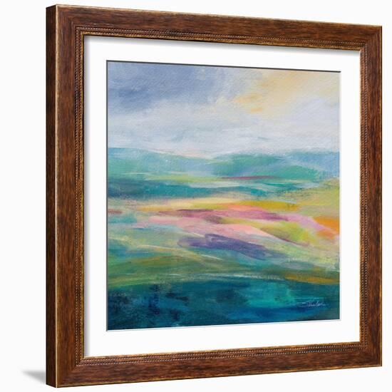 Flower Hill II-Silvia Vassileva-Framed Art Print