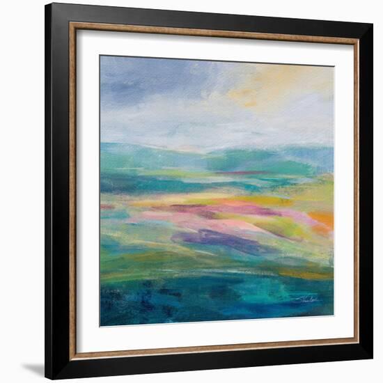 Flower Hill II-Silvia Vassileva-Framed Art Print