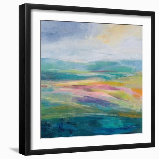 Flower Hill II-Silvia Vassileva-Framed Art Print