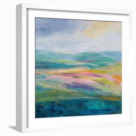 Flower Hill II-Silvia Vassileva-Framed Art Print